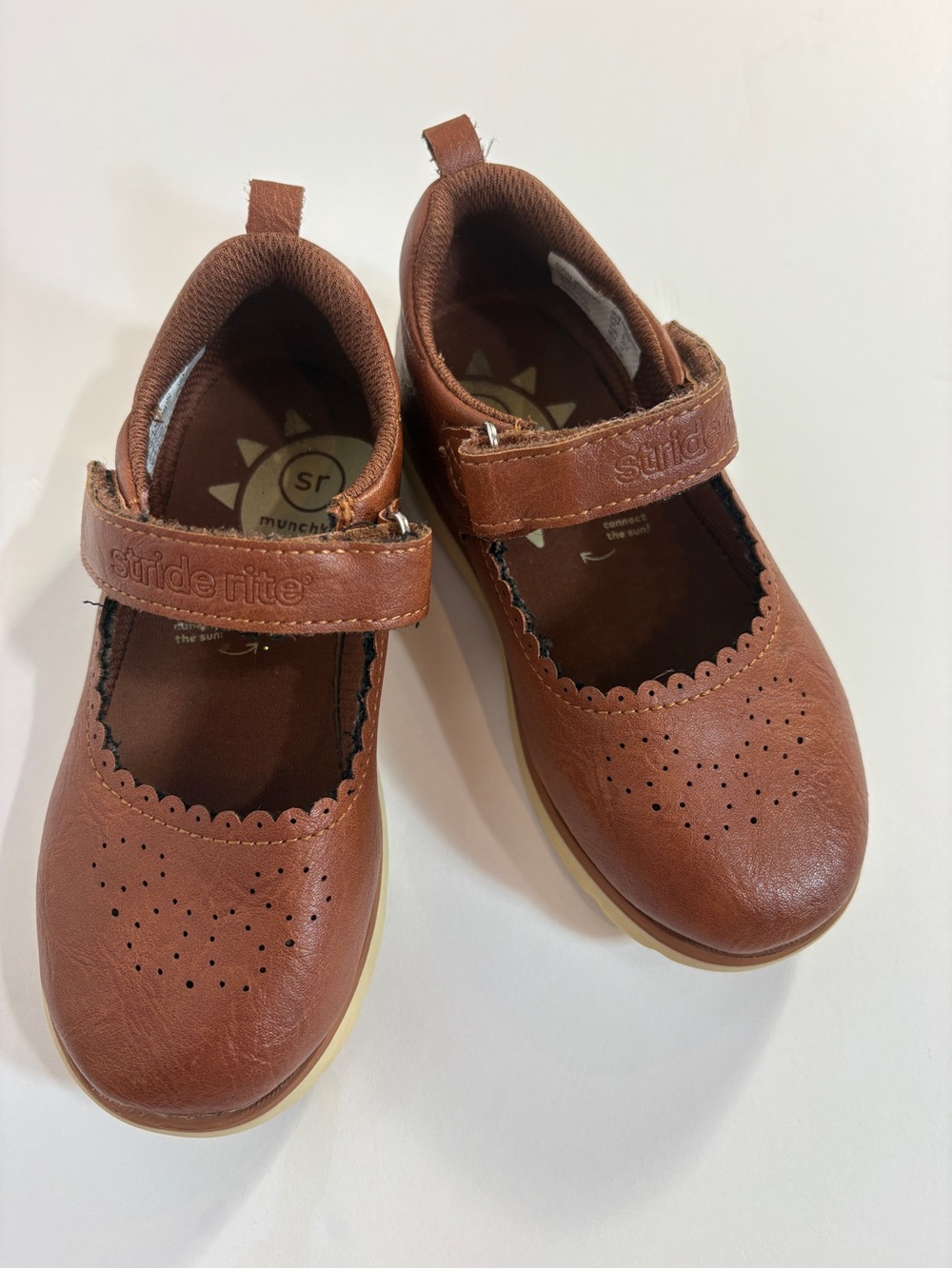 Stride Rite Munchkin Sophia Brown Mary Jane Shoes - kids 10M
